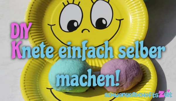 Knete selber machen: Einfach und schnell mit nur 5 Zutaten.