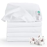 Makian Moltontücher Set 80x80 cm - 5 Stück super weiche Baby Spucktücher/Molton Windel (100%...