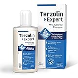 Terzolin Expert Anti-Juckreiz Shampoo - bei fettigen Schuppen sowie Juckreiz - feuchtigkeitsspendende Pflege für empfindliche Kopfhaut - 200 ml
