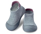 Dookeh Krabbelschuhe Baby (A3-Grau, 12-18 Monate, EU Size 20-21, Fabrikgröße Auf Schuhen gedruckt...