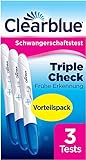 Clearblue Schwangerschaftstest Frühe Erkennung, Frühtest, Pregnancy Test, 3x...