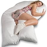 Traumreiter Jumbo Seitenschläferkissen XXL, Schwangerschaftskissen zum schlafen, XXL Stillkissen für Seitenschläfer, Komfortkissen, U Form Kissen Body Pillow Schlafkissen (ohne Bezug)