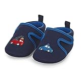 Sterntaler Baby-Krabbelschuh, Baby Jungen Hausschuhe, Blau (Marine 300), 23/24 EU (18-24 months Baby UK)