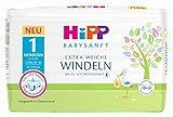 HiPP Babysanft Windeln Newborn 1 Carry, 3er Pack (3 x 1 x 24 Stück)