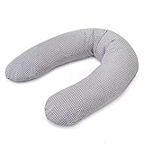 Theraline Stillkissen & Schwangerschaftskissen Dodo Pillow Premium - 180 cm inkl. Bezug aus...