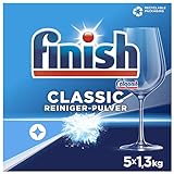 Finish Classic Reiniger-Pulver – Phosphatfreier Geschirrreiniger – Großpackung mit 6,5 kg (5x...