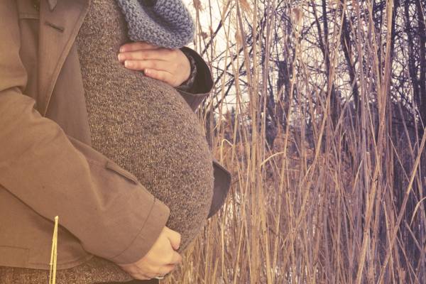 Krank in der Schwangerschaft Babybauch
